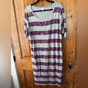 LuLaRoe Julia Dress 3X